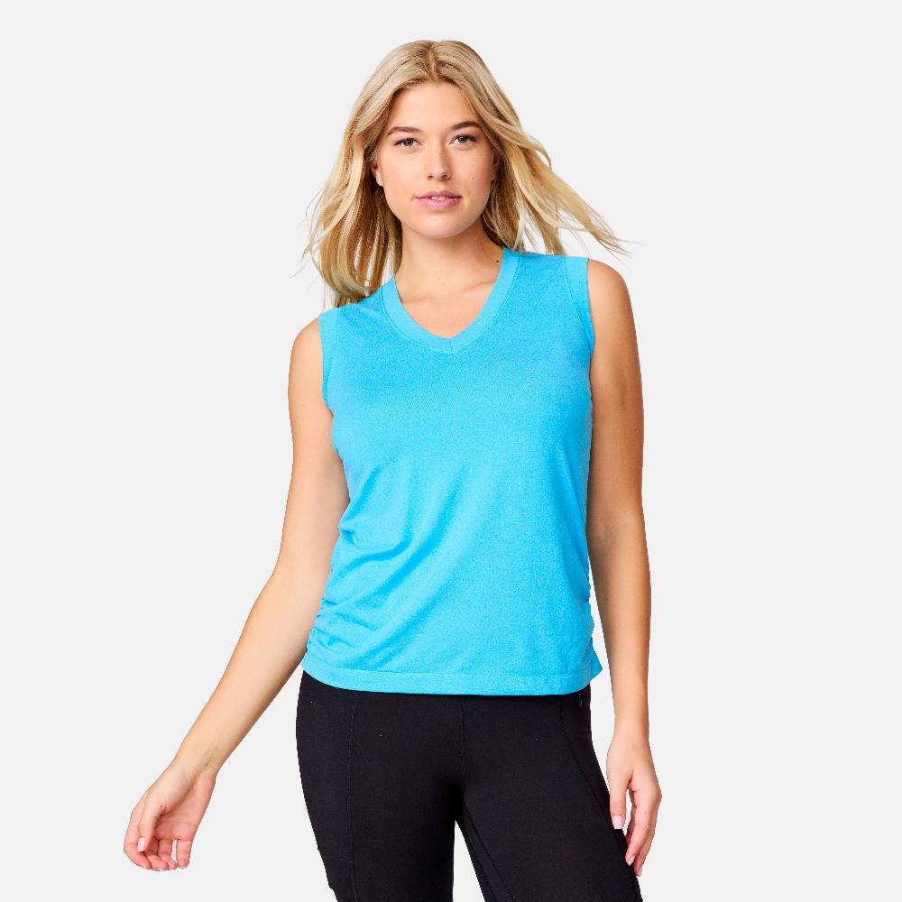 free country Women's Microtech® Chill V-Neck Tank Top Capri