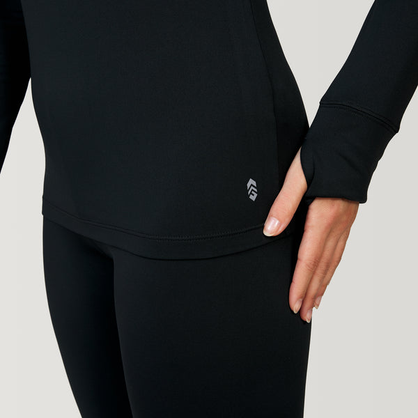 Free Country Women's Microtech® Heat Cocarber® Coffee Base Layer Top 2-Pack Black