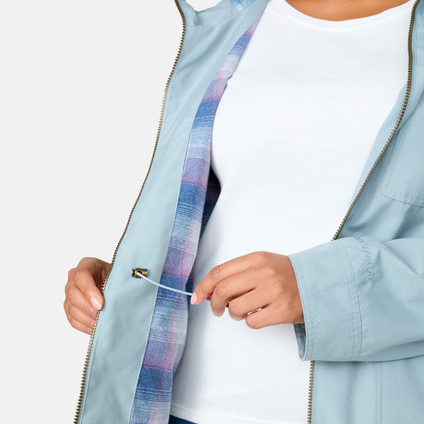 Free Country Women's Plus Size Lightweight Cascade Canvas Jacket Willow