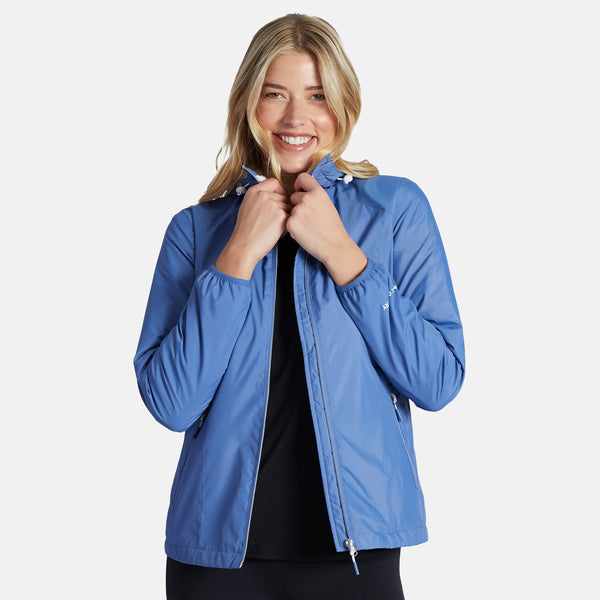 Free Country Women's Trek Mate Windshear Jacket Chambray