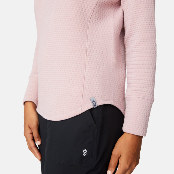 Free Country Women's UltraFill Cowl Neck Top Primrose