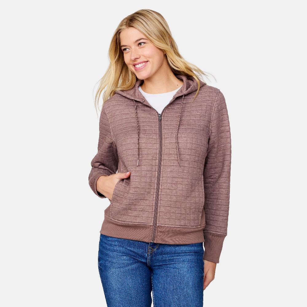 free country Women's UltraFill Fleece Zip Hoodie Toffee