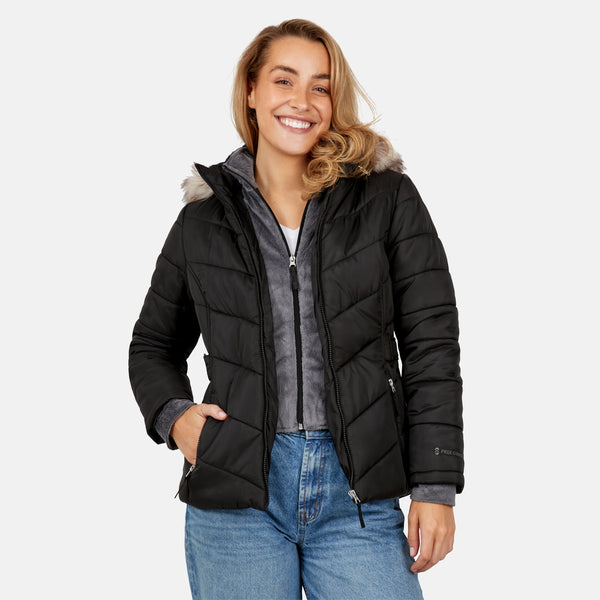 Free Country Women's Unstoppable II Poly Air Touch Jacket Black