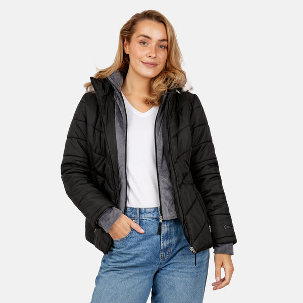 Free Country Women's Unstoppable II Poly Air Touch Jacket Black