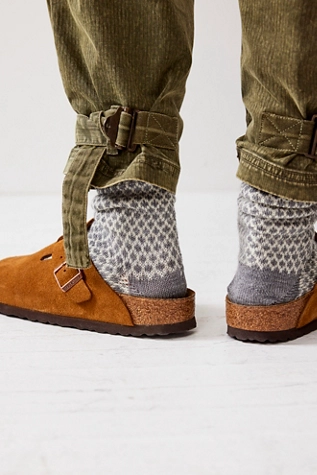 Free People Birkenstock Boston Soft Footbed Clogs Mink