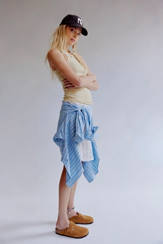 free people Birkenstock Boston Soft Footbed Clogs Mink