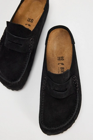 Free People Birkenstock Naples Wrapped Bold Grip Clogs Black