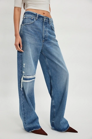 Free People Citizens Of Humanity Ayla Baggy Jeans Calvary