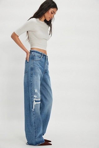 Free People Citizens Of Humanity Ayla Baggy Jeans Calvary