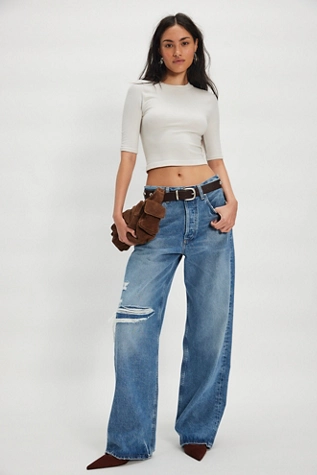 free people Citizens of Humanity Ayla Baggy Jeans Calvary