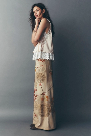 free people Falling Love Wide-Leg Jeans Morning Star