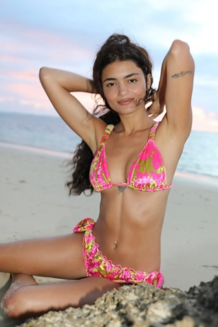 free people free-est The Melinda Velvet Bikini Top Monastera Floral