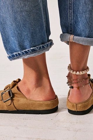 Free People After Riding Mules Macadamia Suede