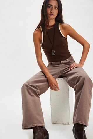 Free People AGOLDE Ren Jeans Ceramic