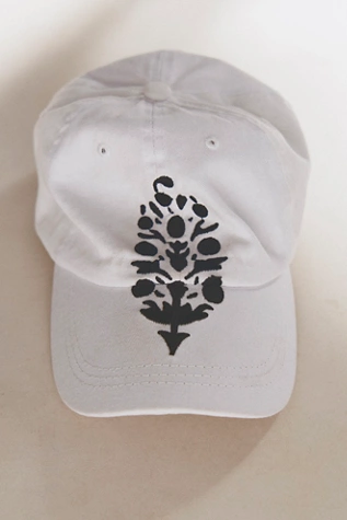 free people Big Buti Baseball Cap White / Black