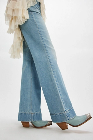 Free People Brayden Western Boots Swim Team