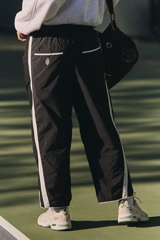 Free People Champ Is Here Pants Black / White Combo