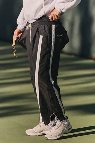 Free People Champ Is Here Pants Black / White Combo