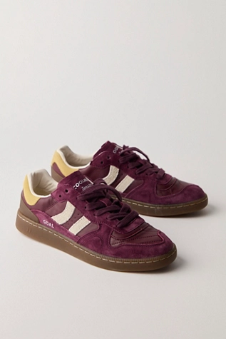 Free People Coolway Goal Sneakers Burgundy