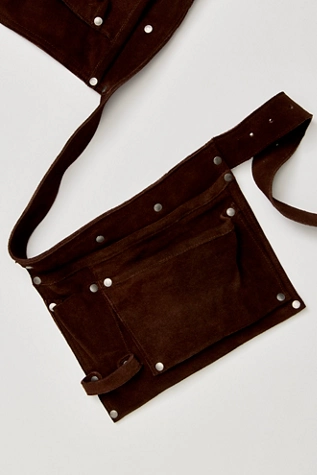 Free People Crew Cargo Pocket Belt Bitter Bark