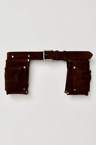 free people Crew Cargo Pocket Belt Bitter Bark