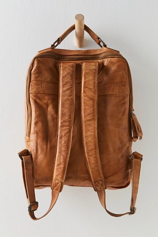 Free People East End Leather Backpack Sand