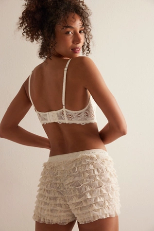 Free People Feeling For Lace Shorties Tea