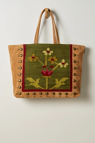 Free People Fleur Stud Tote Gardenia