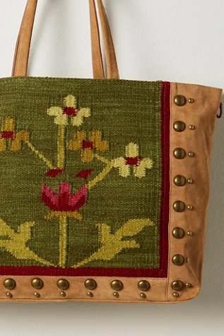 Free People Fleur Stud Tote Gardenia