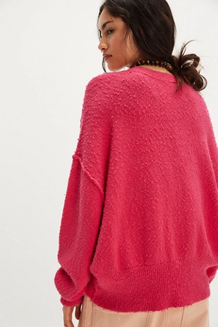 Free People Found My Friend Cardi Virtual Pink
