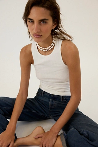 Free People Fresh In Love Tank Tofu