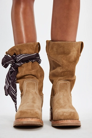 free people Frye Campus 12R Boots Tan Buck