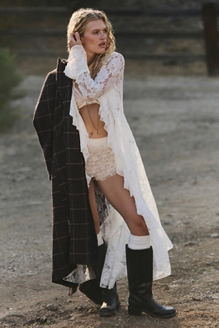 free people Frye Campus 14L Boots Black