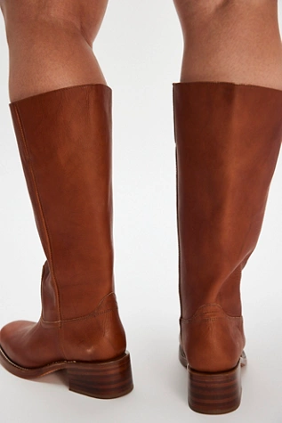 Free People Frye Campus 14L Wide Calf Boots Saddle