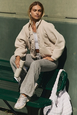 free people Hit The Slopes Fleece Jacket Canvas