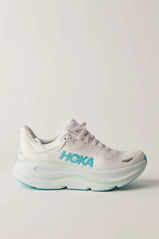 Free People Hoka Bondi 9 Sneakers Frost / Cielo Blue