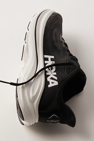 Free People Hoka® Clifton 10 Sneakers Black / White