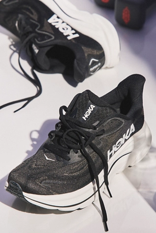 free people Hoka® Clifton 10 Sneakers Black / White