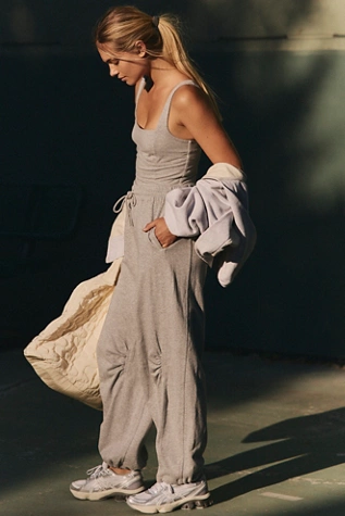 Free People Inbound Onesie Heather Grey