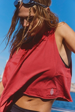 Free People Inspire Tank Cranberry