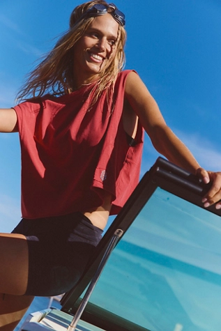 Free People Inspire Tank Cranberry