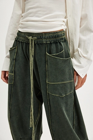 free people Kaiden Barrel Pants Never Green Combo
