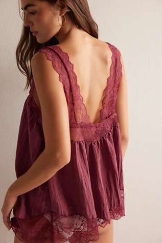 Free People Lacey Essential Tunic Rhodendron