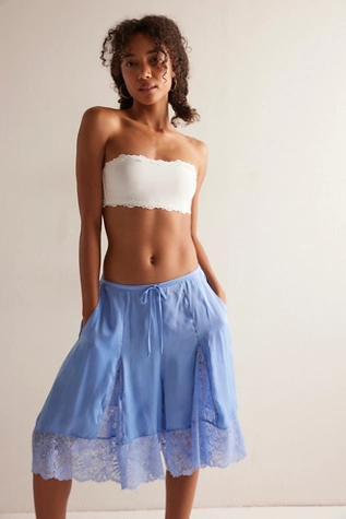 free people Made You Look Shorts Blue Vista