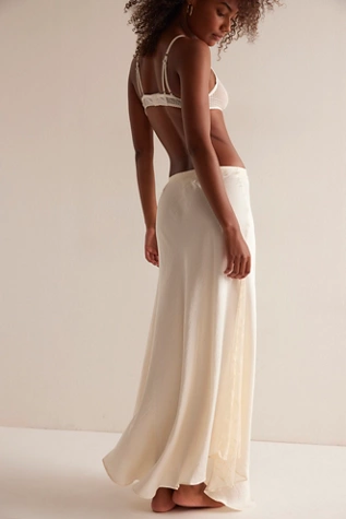 Free People Make You Mine Half Slip Cream