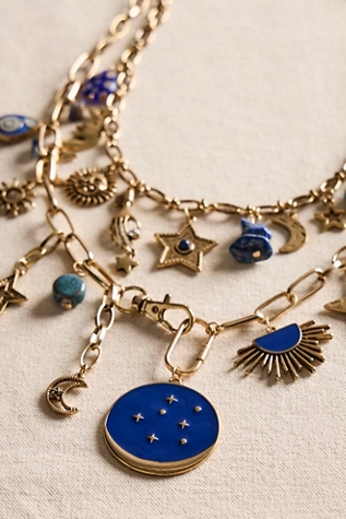 Free People Maxamillion Charm Necklace Stargirl