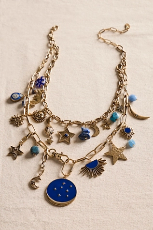 free people Maxamillion Charm Necklace Stargirl