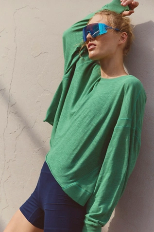 Free People My Time Layer Heritage Green