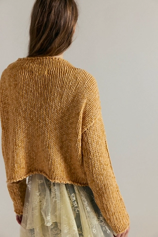 Free People Opal Rollneck Sweater Sweet Potato