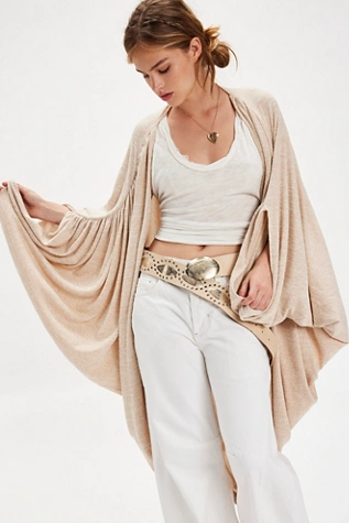 free people Oversized Cocoon Duster Neutral